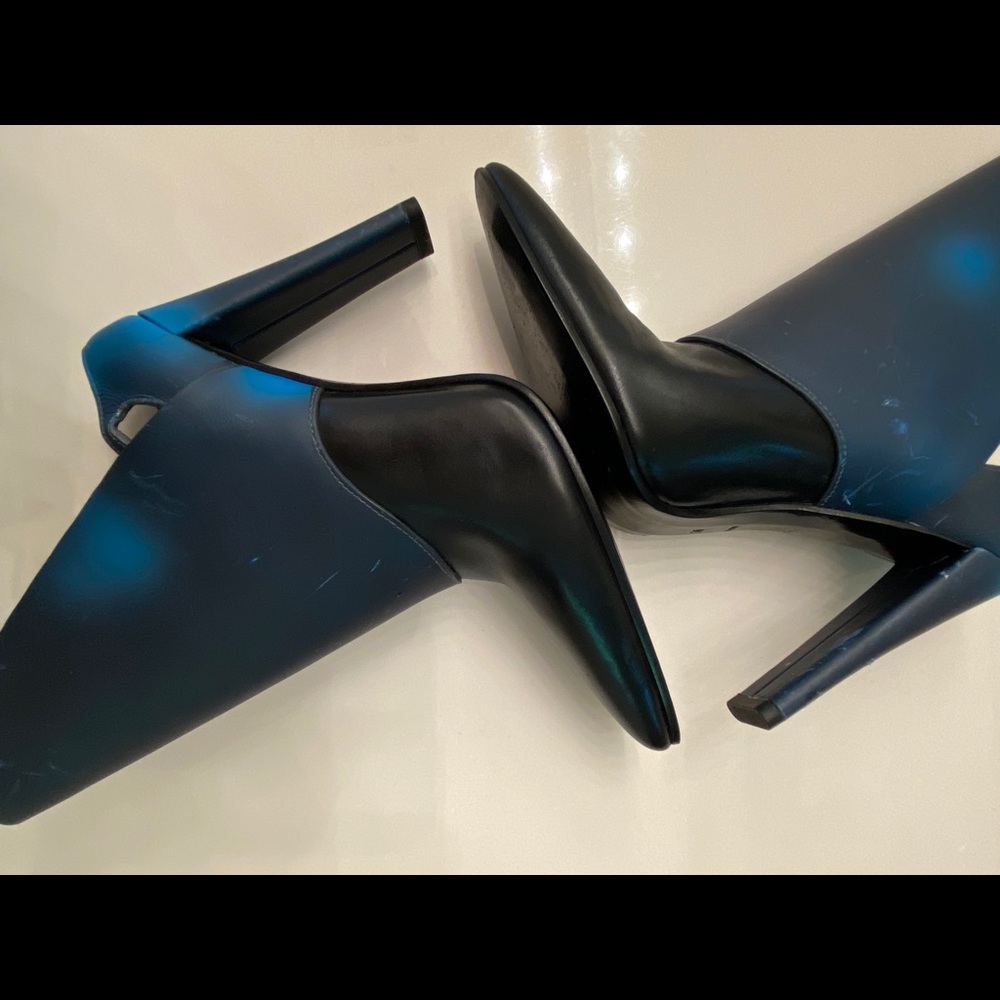 ALEXANDER WANG heat sensitive blue mules heels - Picture 9 of 16